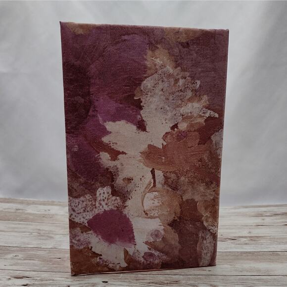 Purple Fabric Cover Journal, Upcycled Journal, Rebound Book Notebook - Picture 10 of 10
